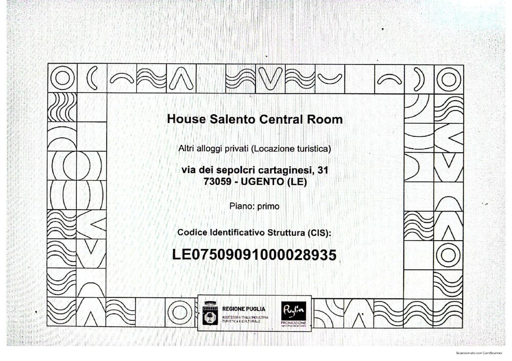 House Salento Central Rooms 토레 산 지오반니 우겐토 외부 사진